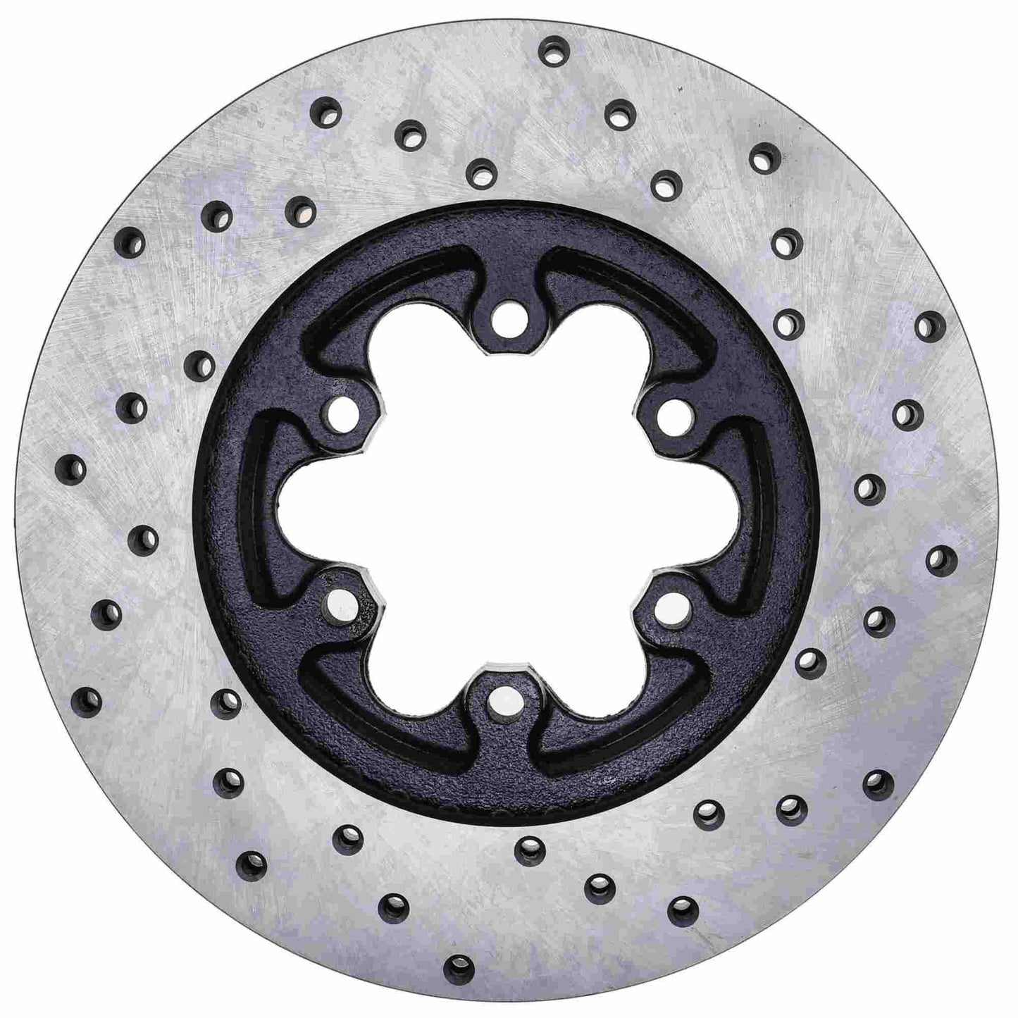 StopTech Sport Cross Drilled Brake Rotor; Front Right
