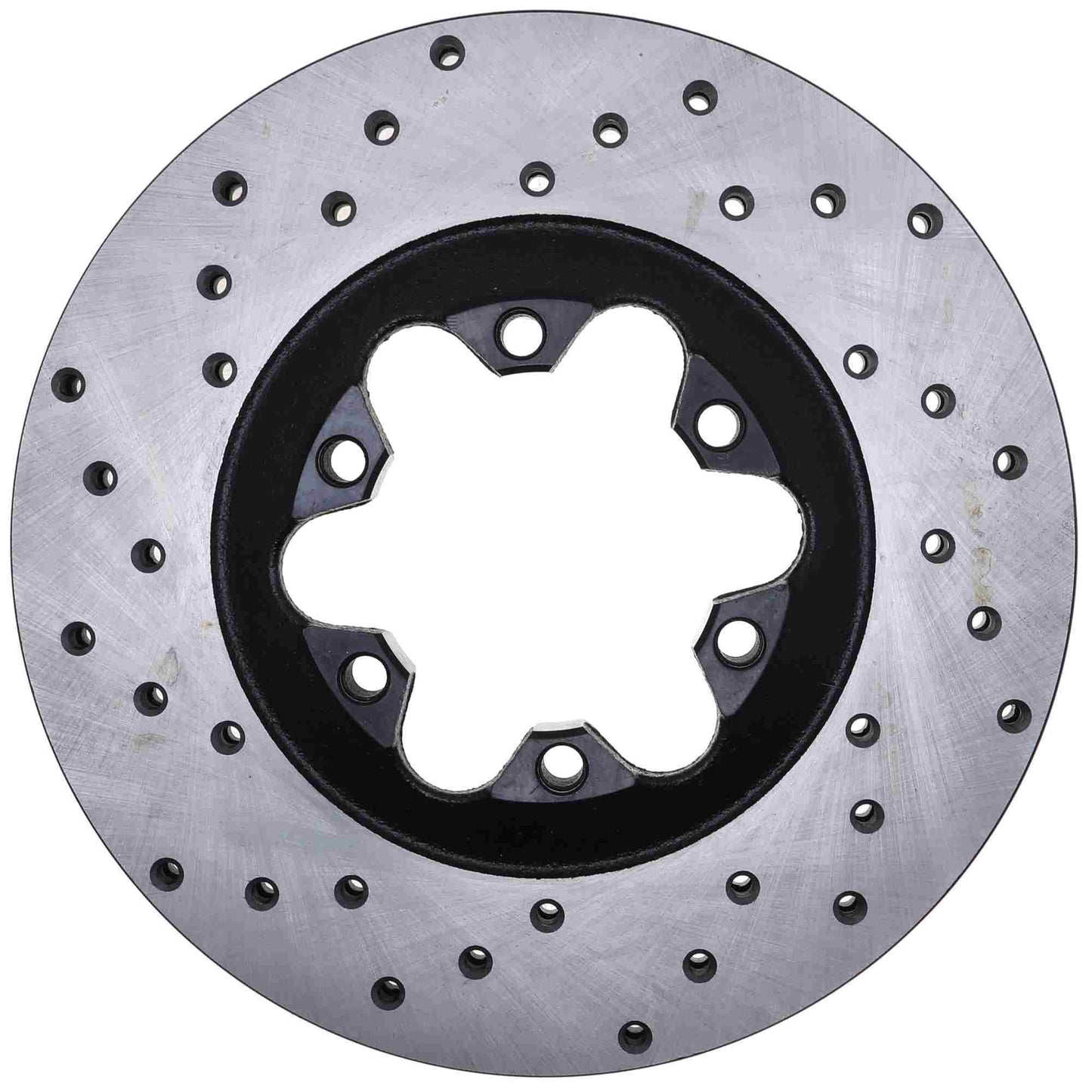 StopTech Sport Cross Drilled Brake Rotor; Front Right