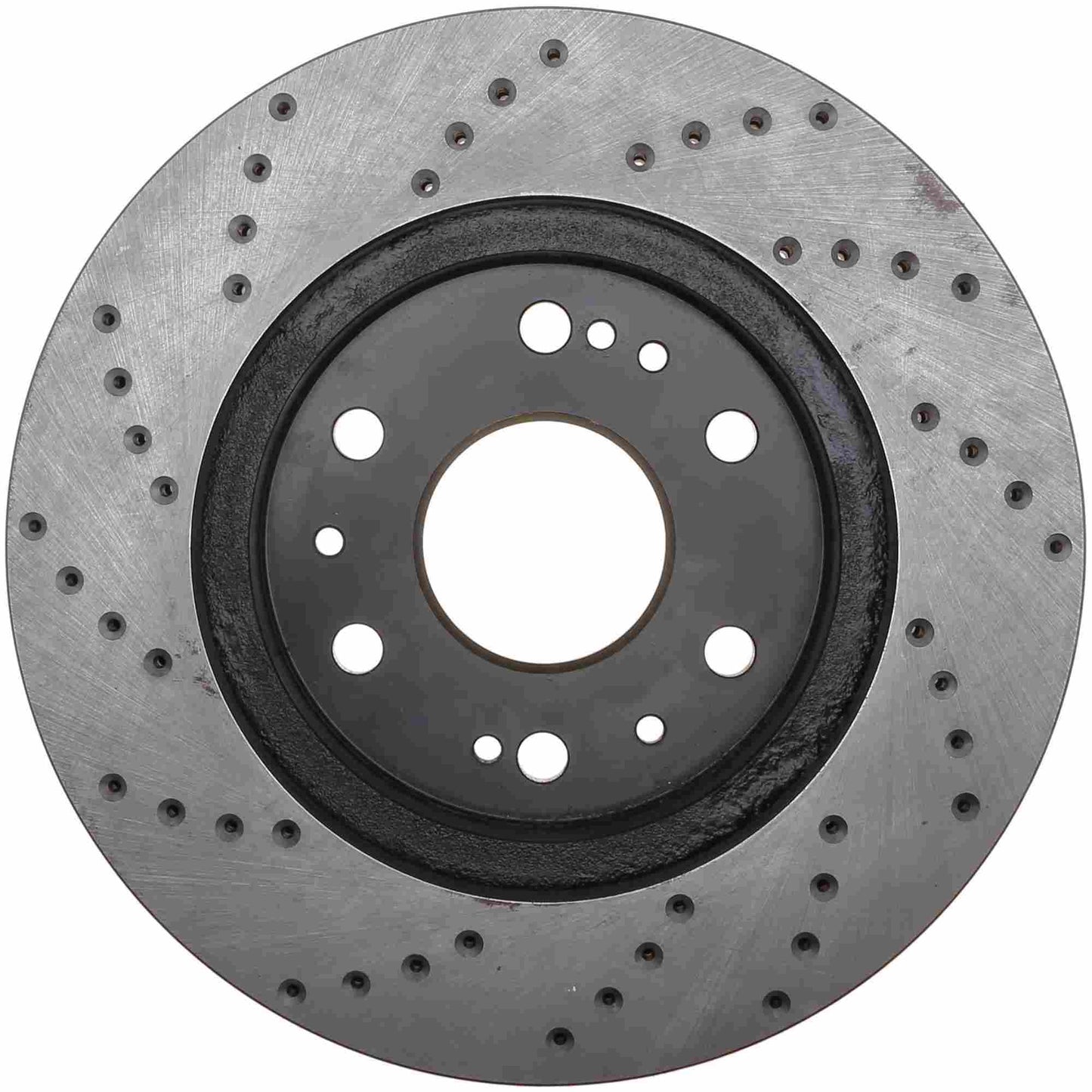 StopTech Sport Cryo Cross Drilled Brake Rotor; Front Left