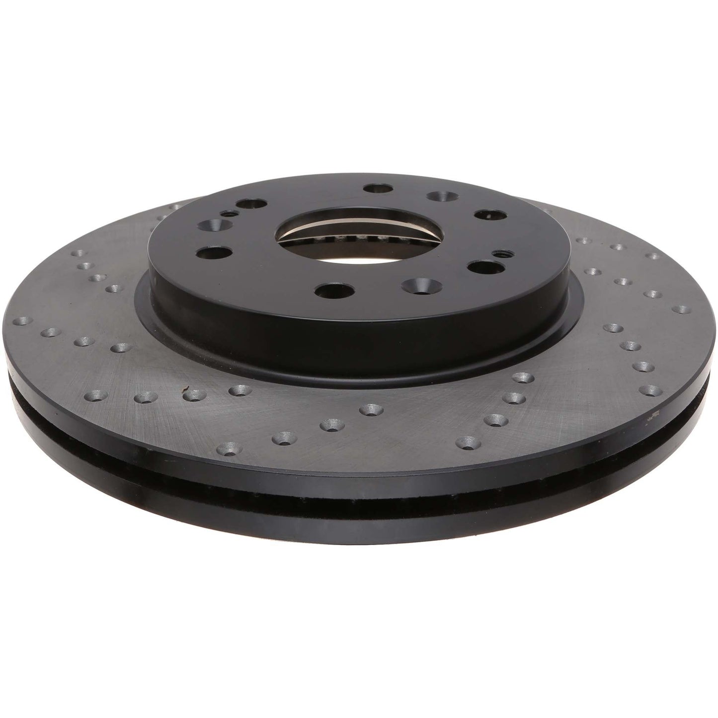 StopTech Sport Cross Drilled Brake Rotor; Front Right