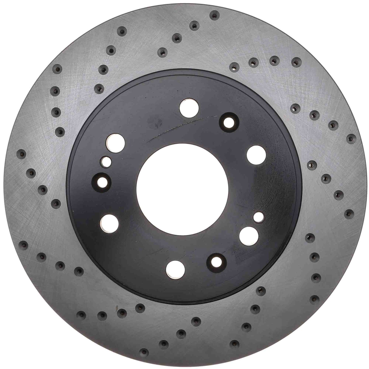 StopTech Sport Cross Drilled Brake Rotor; Front Right