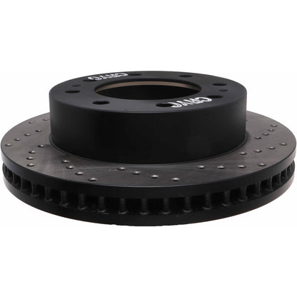 StopTech Sport Cryo Cross Drilled Brake Rotor; Front Left