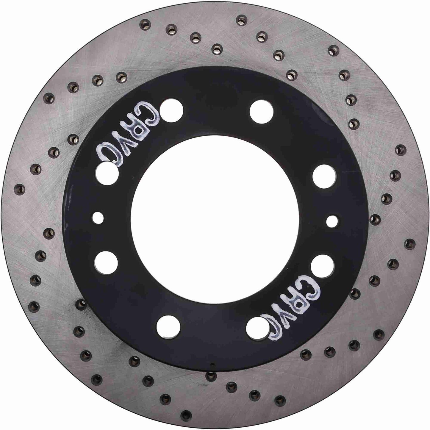 StopTech Sport Cryo Cross Drilled Brake Rotor; Front Left