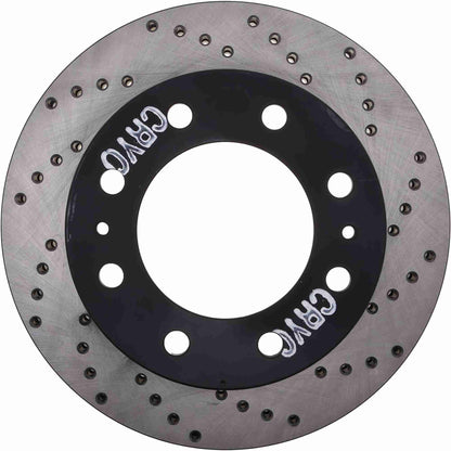 StopTech Sport Cryo Cross Drilled Brake Rotor; Front Left