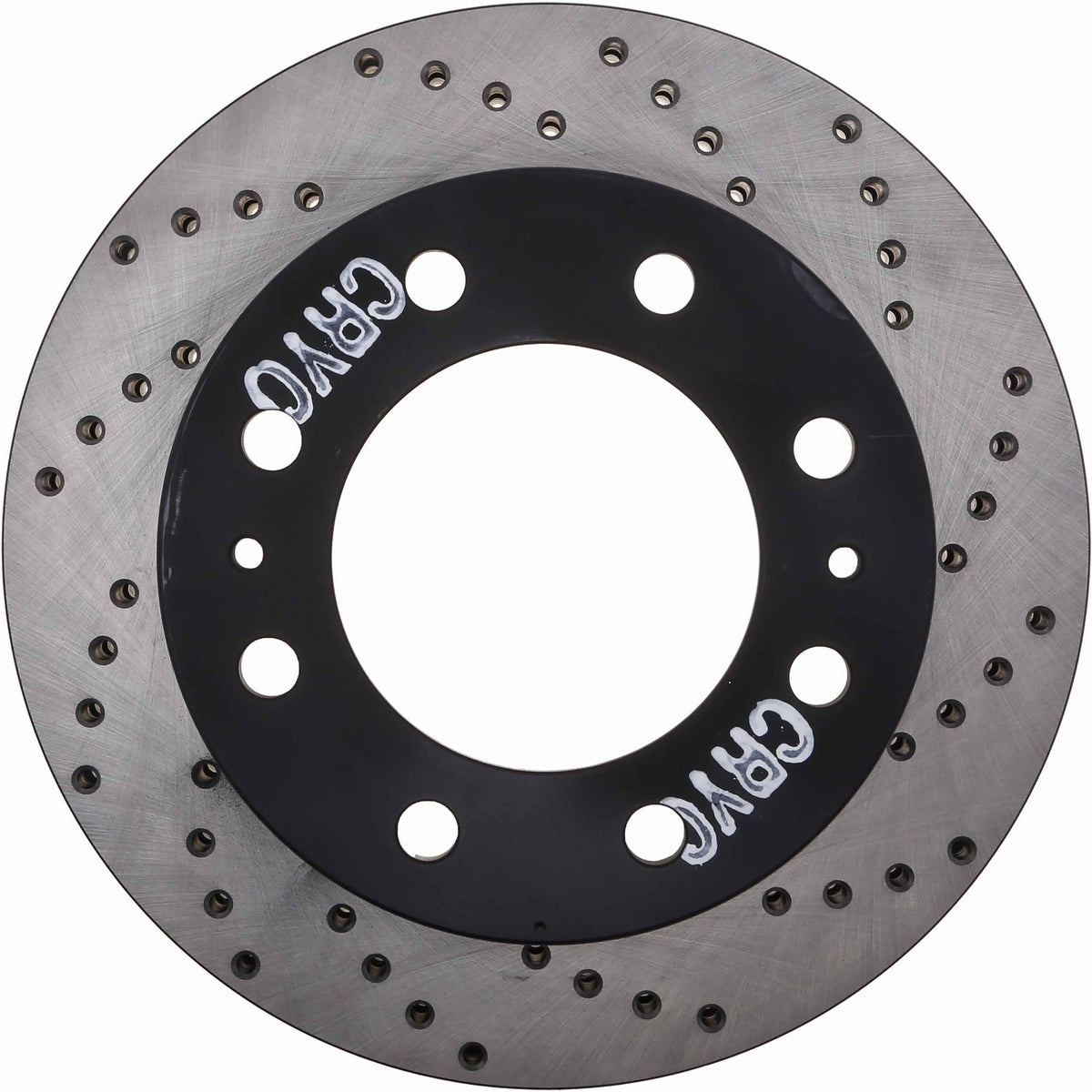 StopTech Sport Cryo Cross Drilled Brake Rotor; Front Left