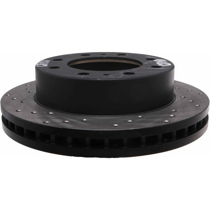 StopTech Sport Cryo Cross Drilled Brake Rotor; Front Right