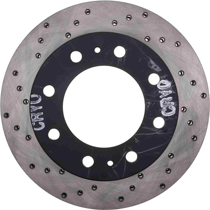 StopTech Sport Cryo Cross Drilled Brake Rotor; Front Right