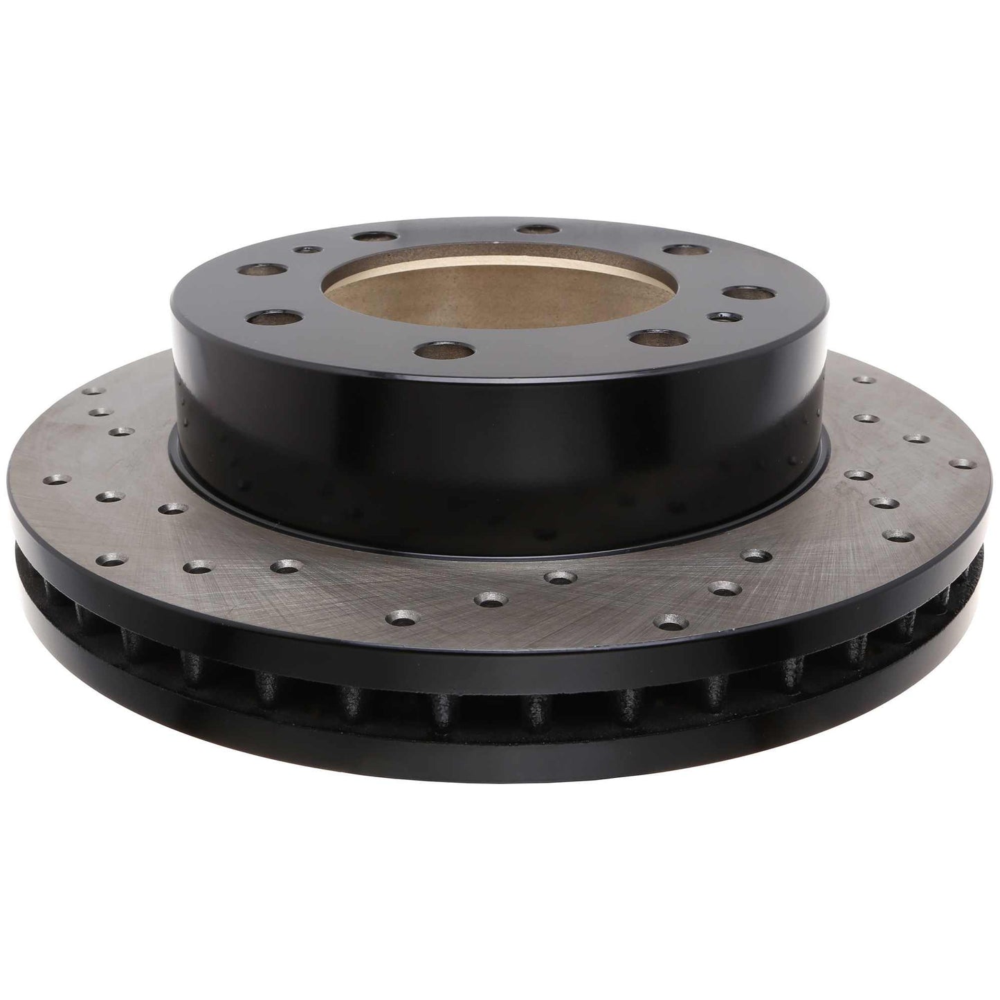 StopTech Sport Cross Drilled Brake Rotor; Front Right
