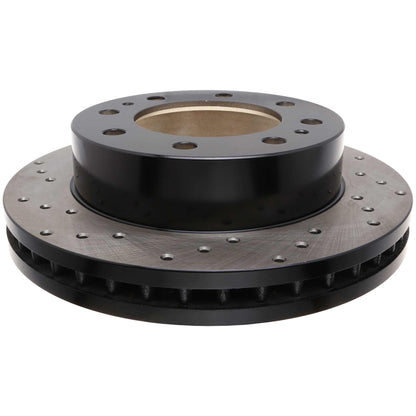 StopTech Sport Cross Drilled Brake Rotor; Front Right