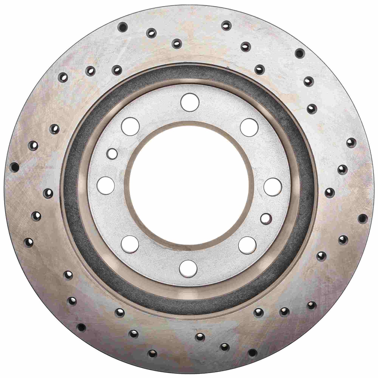 StopTech Sport Cross Drilled Brake Rotor; Front Right