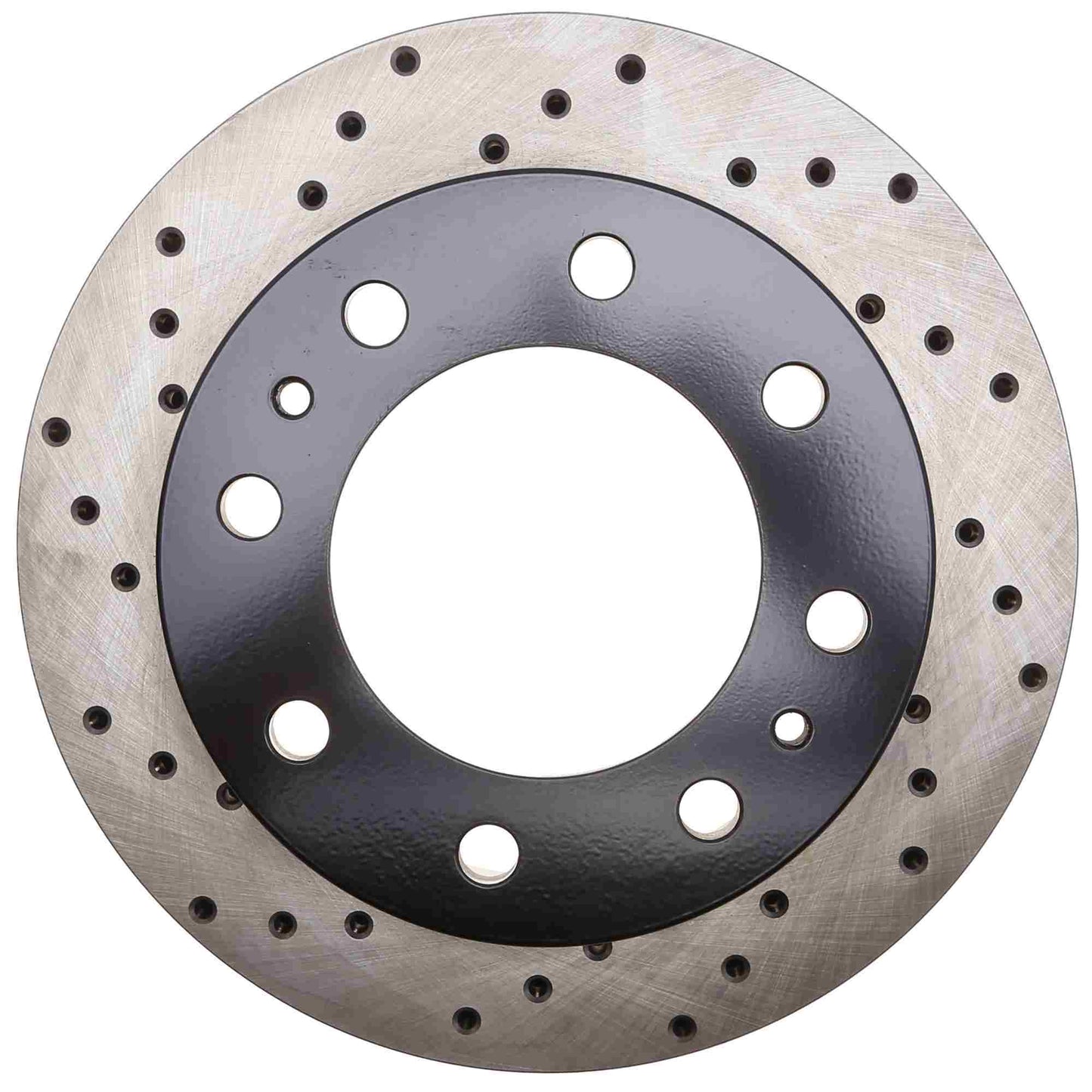 StopTech Sport Cross Drilled Brake Rotor; Front Right