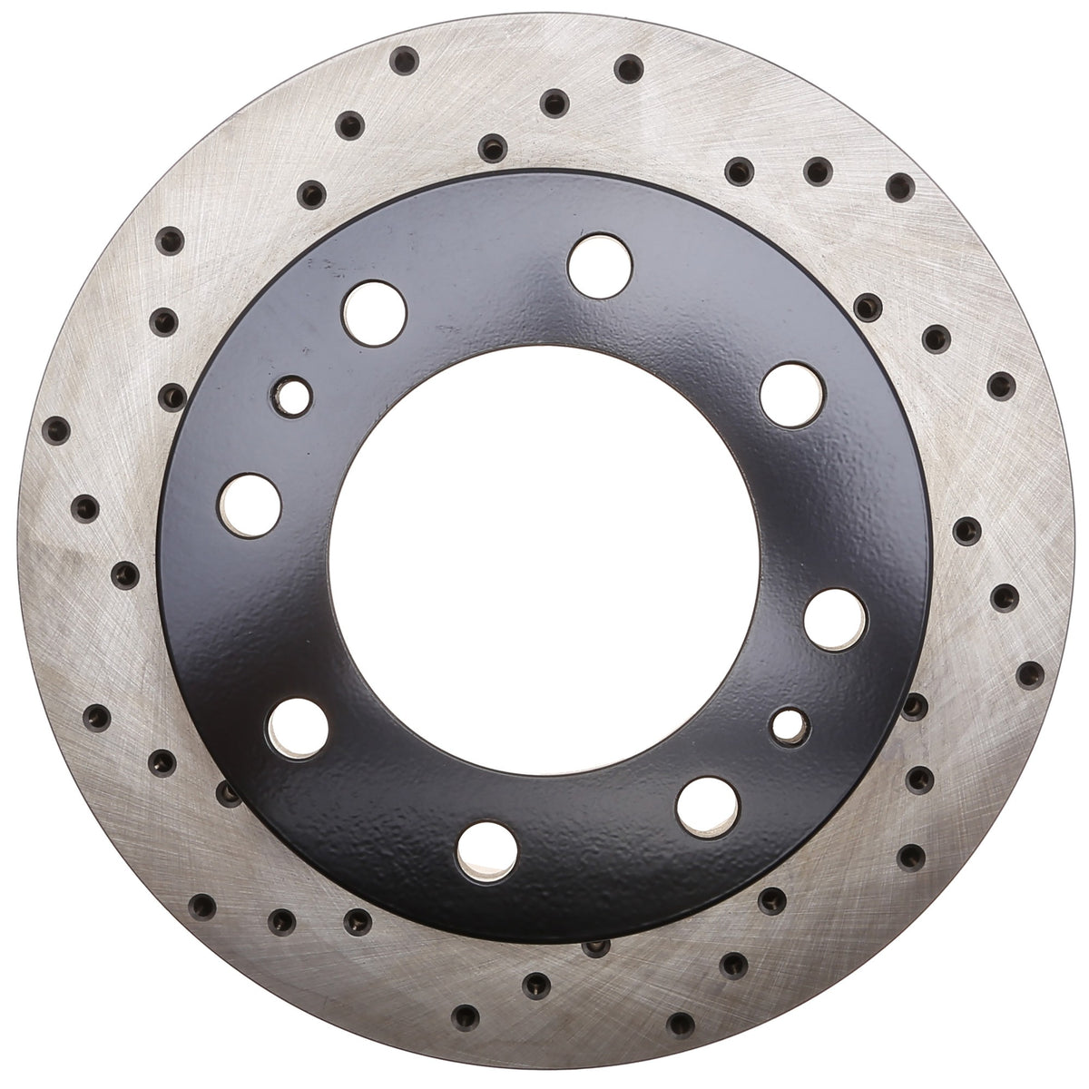 StopTech Sport Cross Drilled Brake Rotor; Front Right