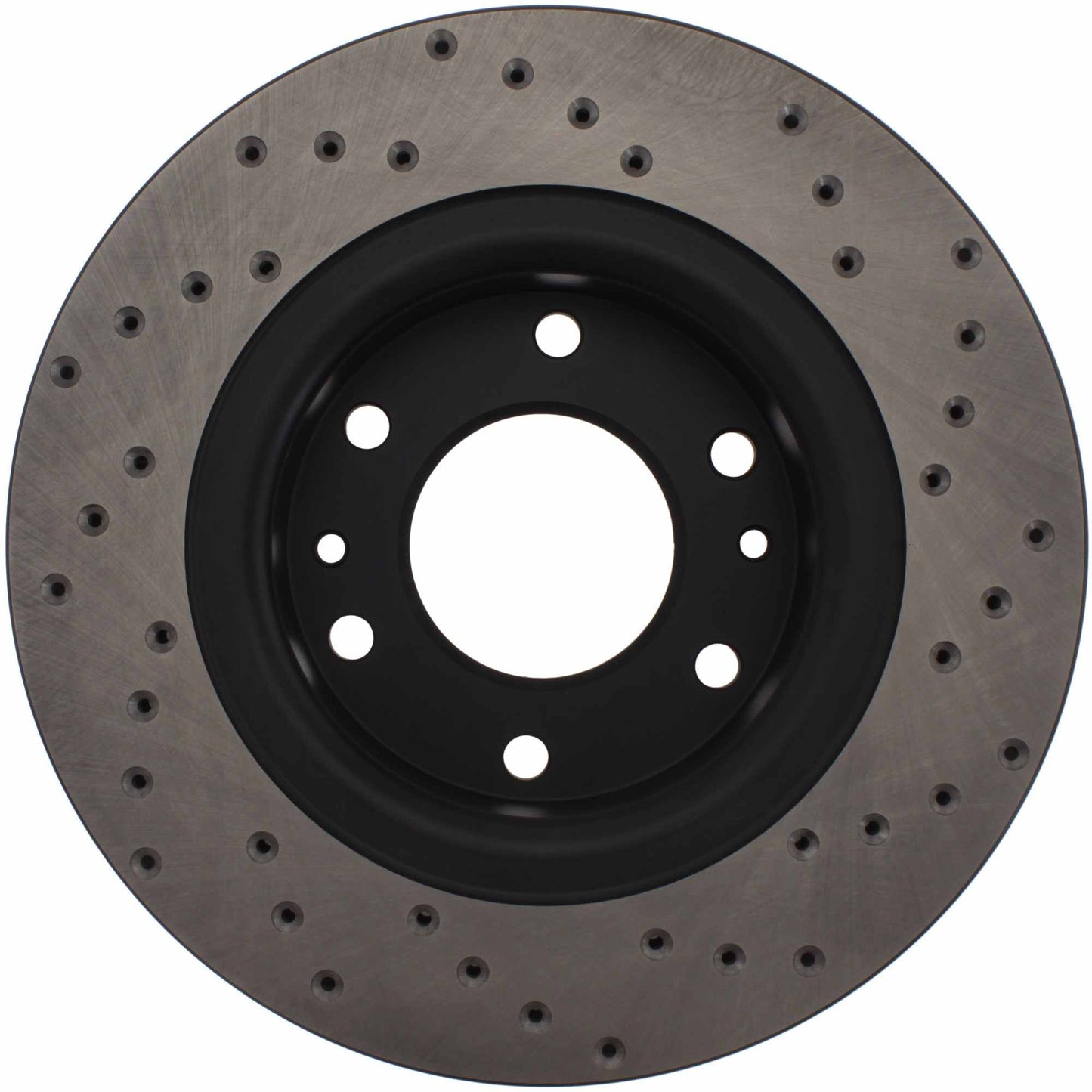 StopTech Sport Cross Drilled Brake Rotor; Front Right