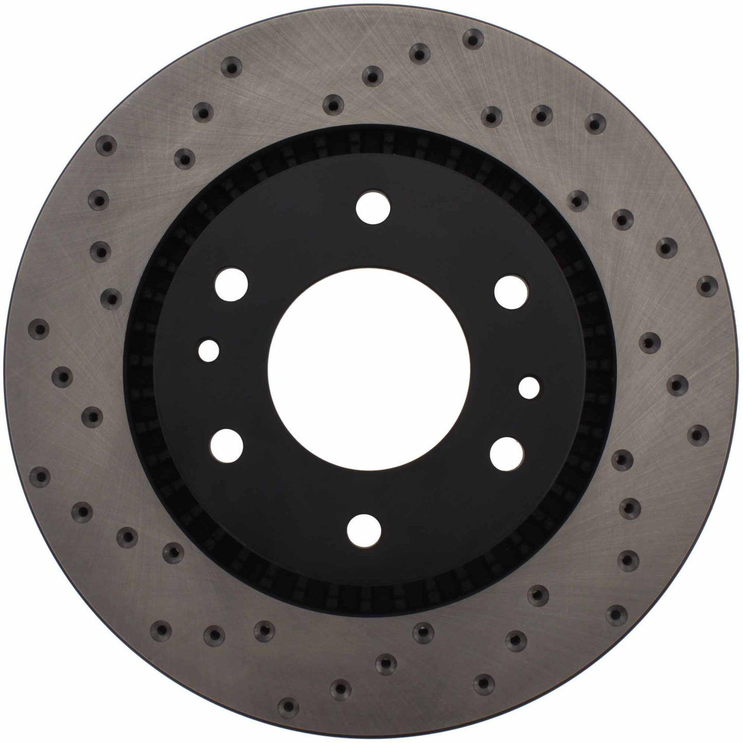 StopTech Sport Cross Drilled Brake Rotor; Front Right