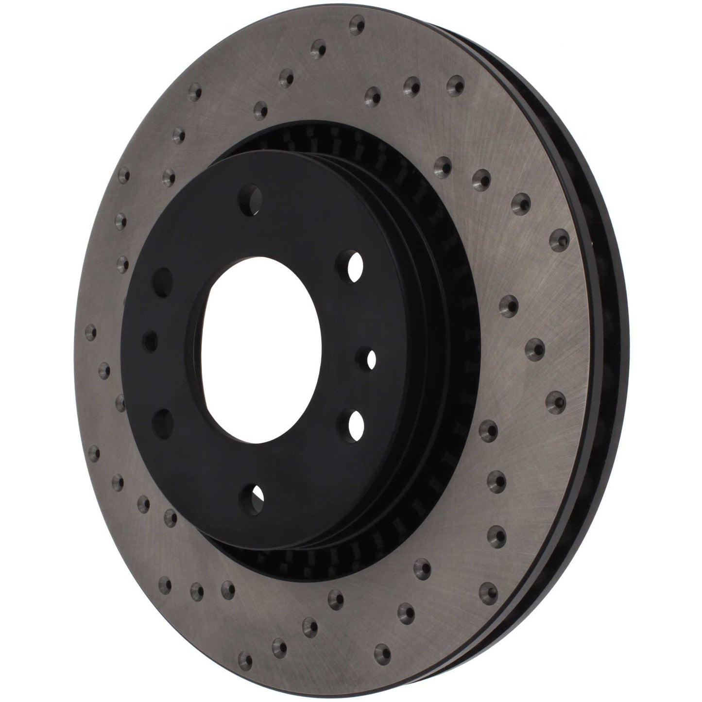 StopTech Sport Cross Drilled Brake Rotor; Front Right