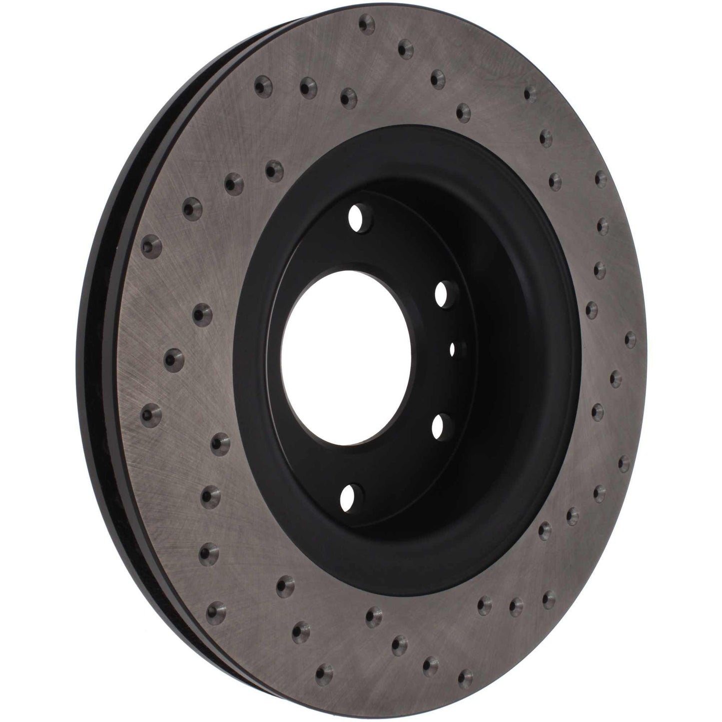 StopTech Sport Cross Drilled Brake Rotor; Front Right