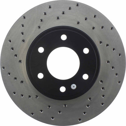 StopTech Sport Cryo Cross Drilled Brake Rotor; Front Right