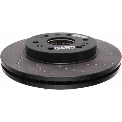 StopTech  Sport Cryo Cross Drilled Brake Rotor; Rear Left