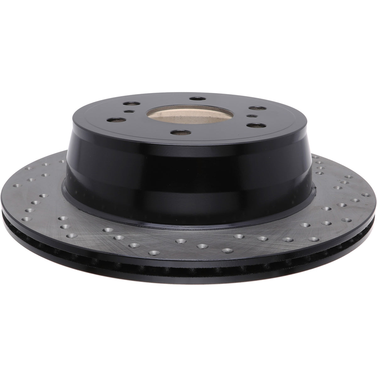 StopTech Sport Cross Drilled Brake Rotor; Rear Left