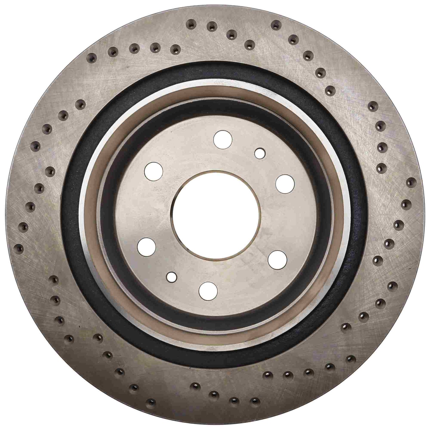 StopTech Sport Cross Drilled Brake Rotor; Rear Right