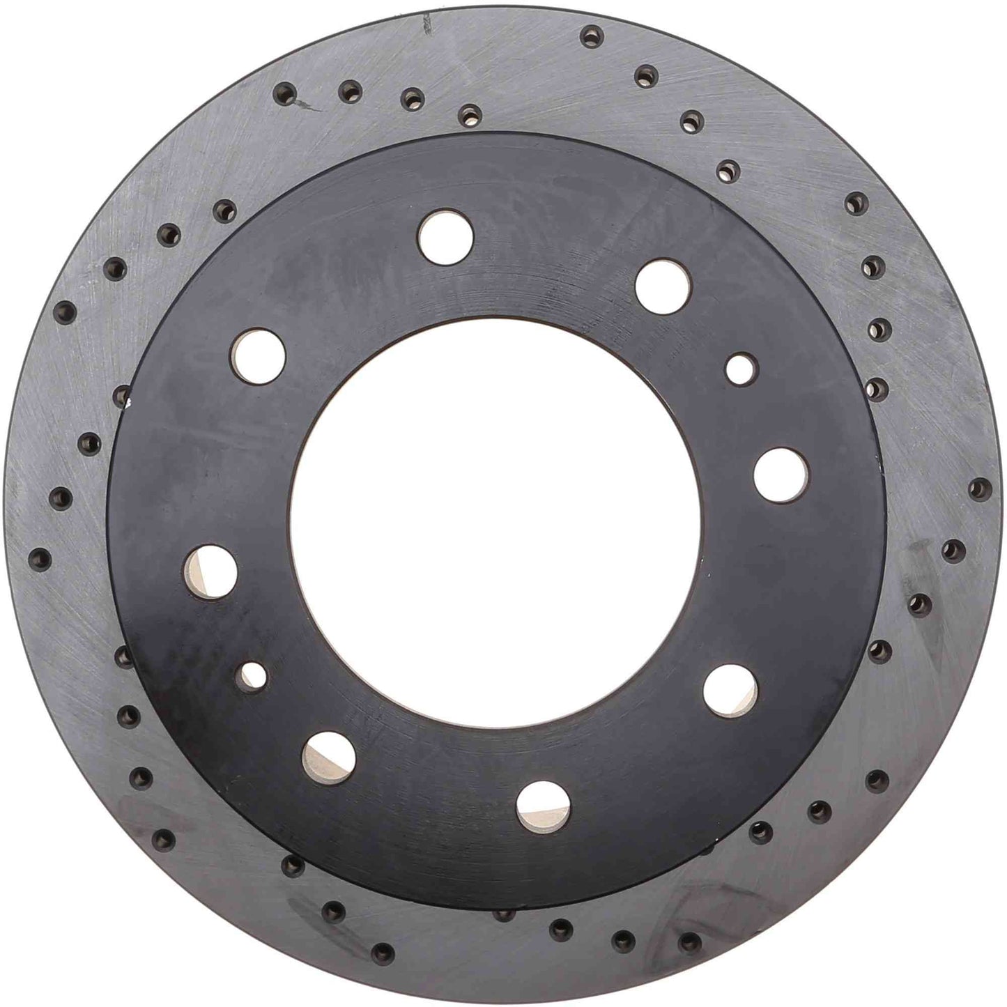 StopTech Sport Cross Drilled Brake Rotor; Rear Left