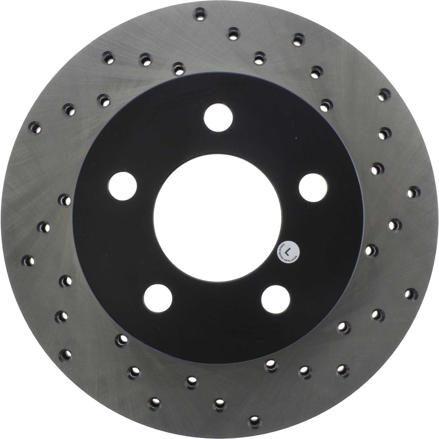 StopTech Sport Cryo Cross Drilled Brake Rotor; Front Left
