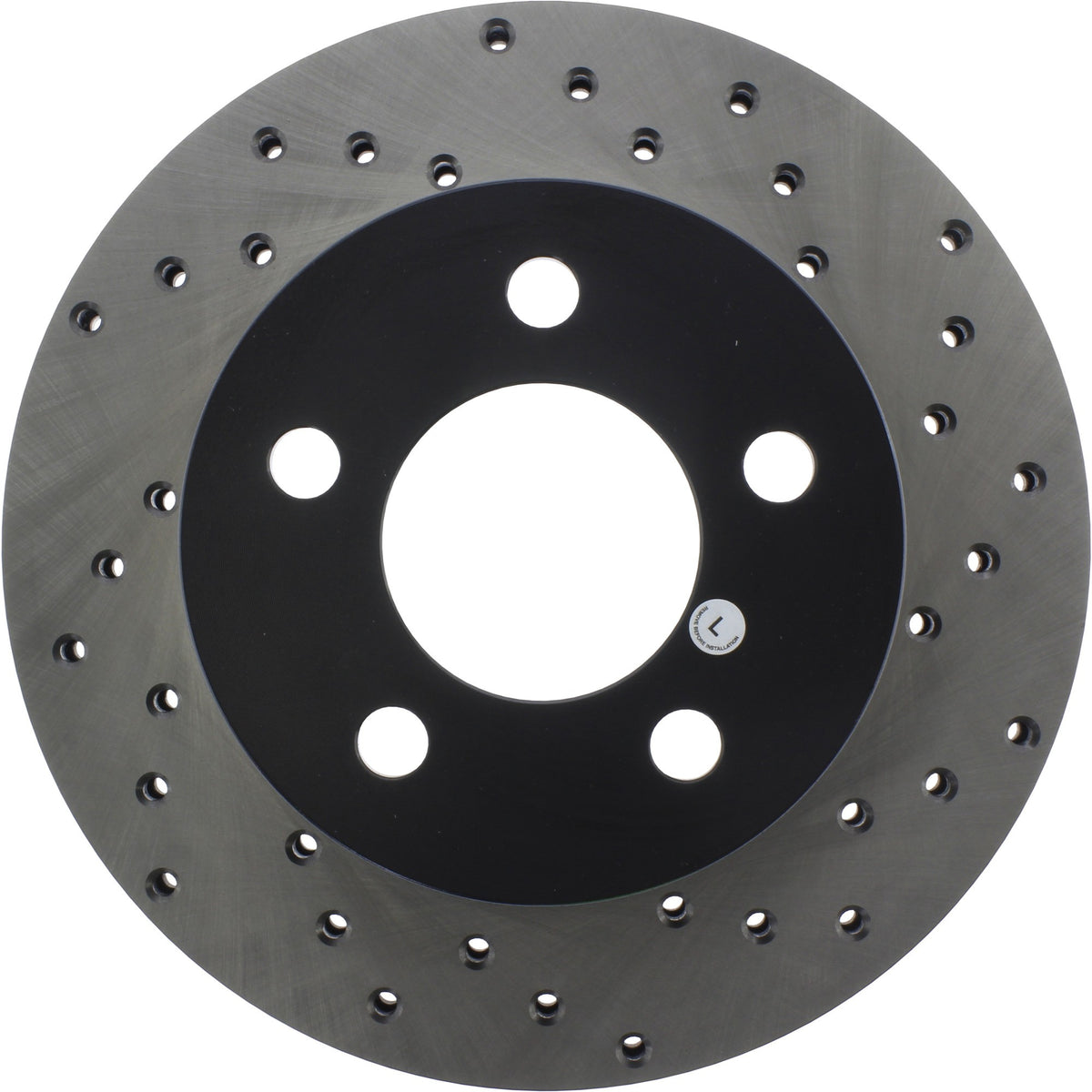 StopTech Sport Cryo Cross Drilled Brake Rotor; Front Left