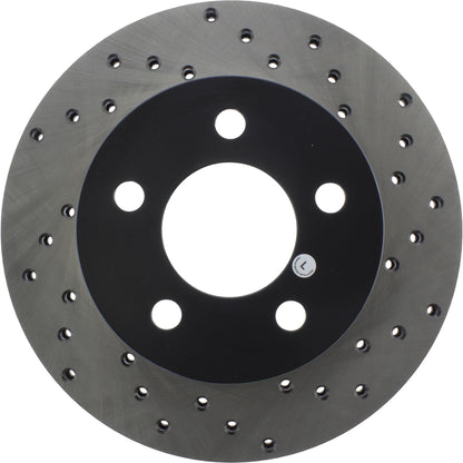 StopTech Sport Cryo Cross Drilled Brake Rotor; Front Left