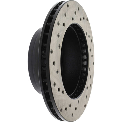 StopTech Sport Cryo Cross Drilled Brake Rotor; Front Left