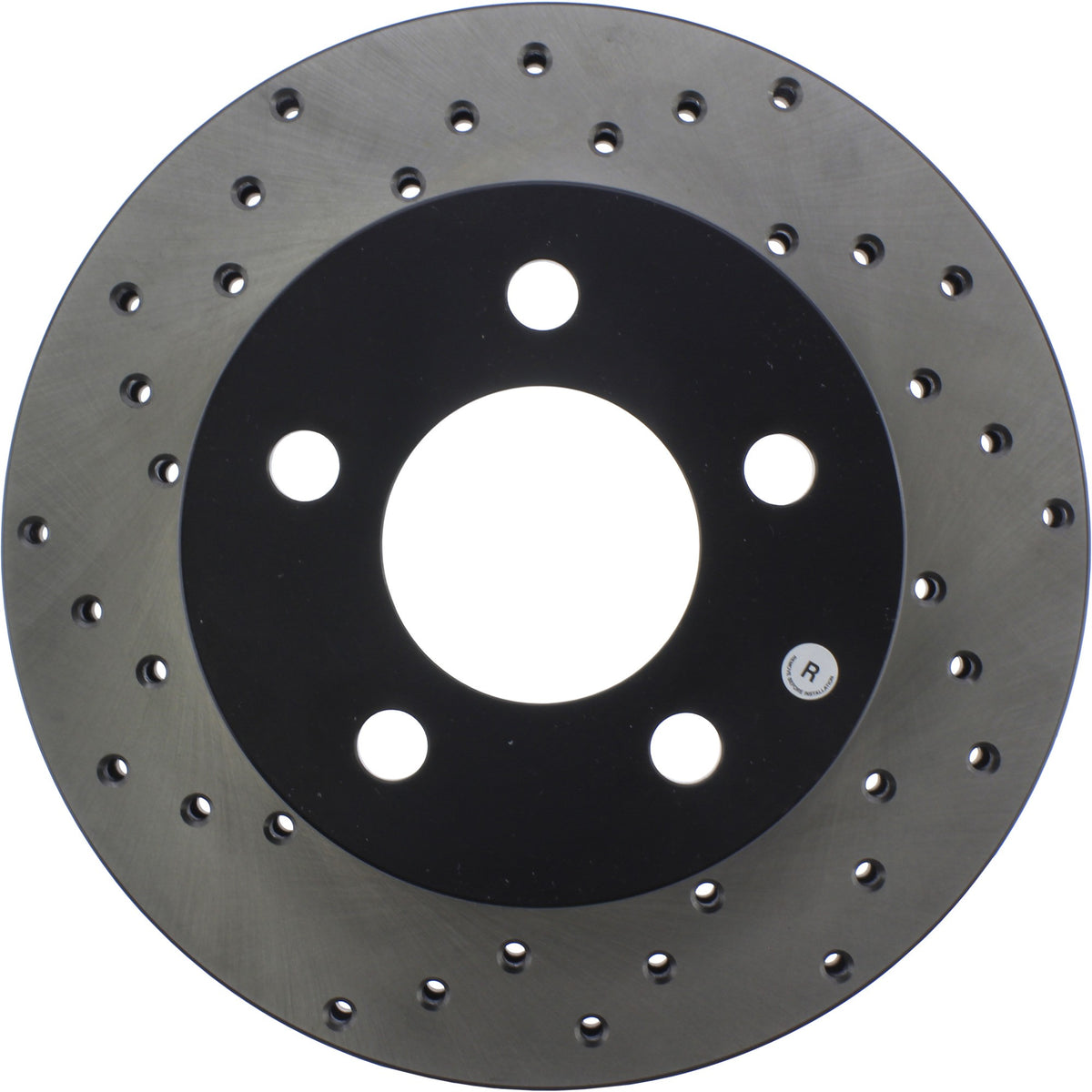 StopTech Sport Cryo Cross Drilled Brake Rotor; Front Right