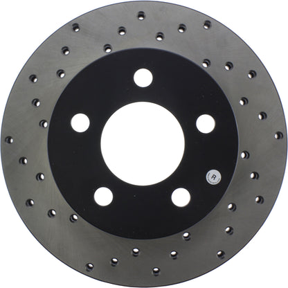 StopTech Sport Cryo Cross Drilled Brake Rotor; Front Right