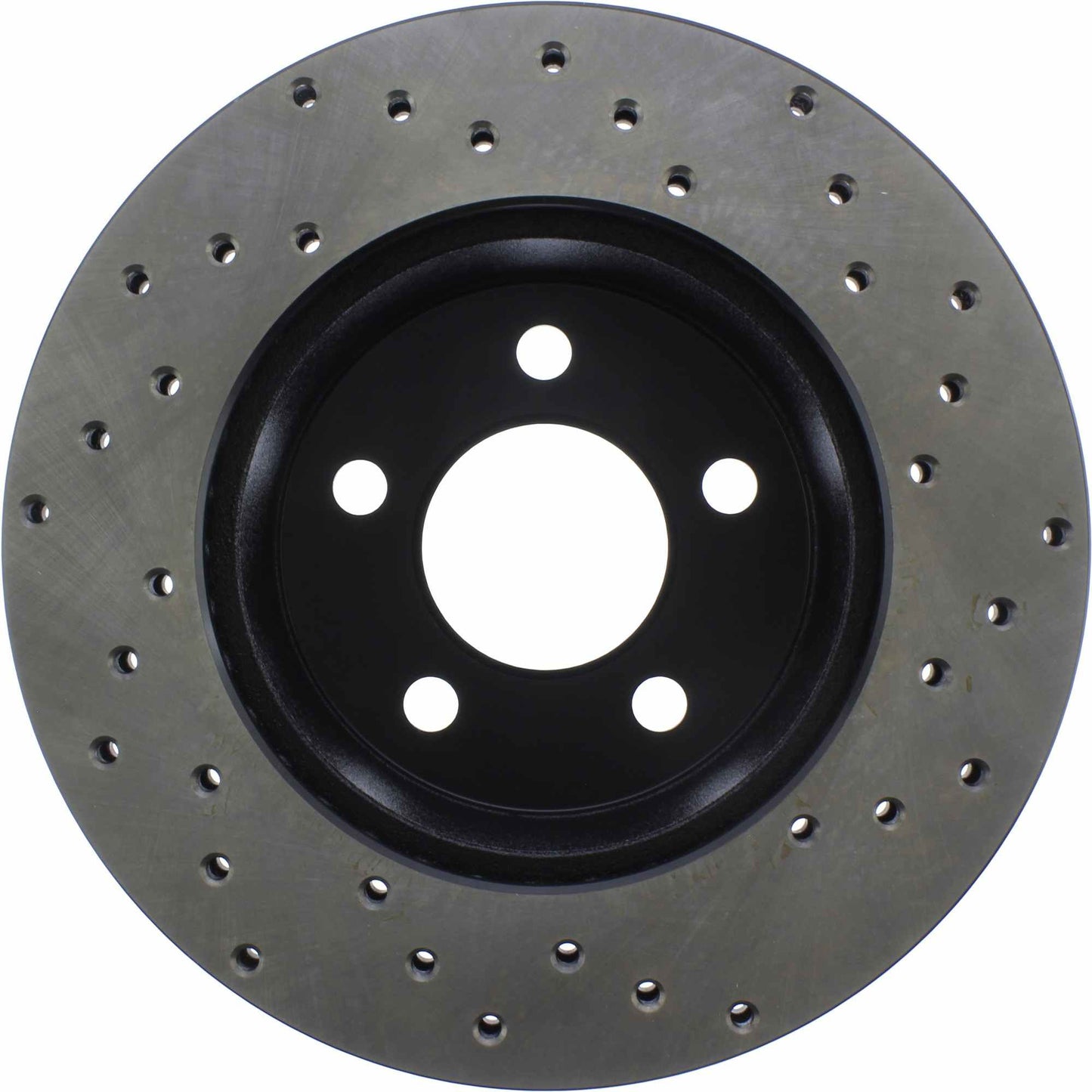 StopTech Sport Cross Drilled Brake Rotor; Front Right