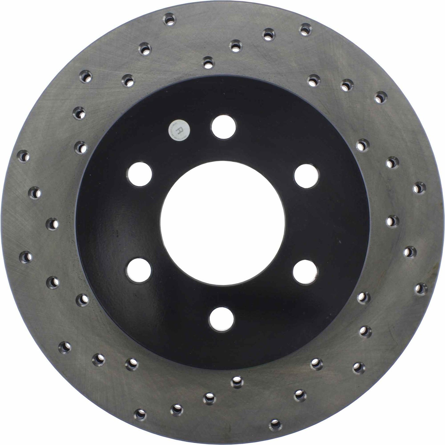 StopTech Sport Cross Drilled Brake Rotor; Front Right