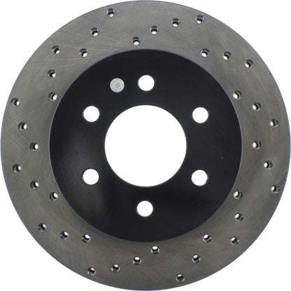 StopTech Sport Cross Drilled Brake Rotor; Front Right