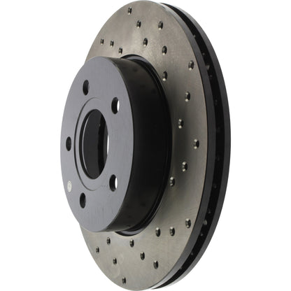 StopTech  Sport Cryo Cross Drilled Brake Rotor; Front Left