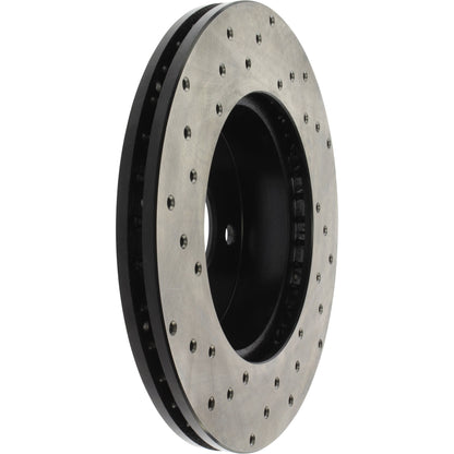 StopTech  Sport Cryo Cross Drilled Brake Rotor; Front Left