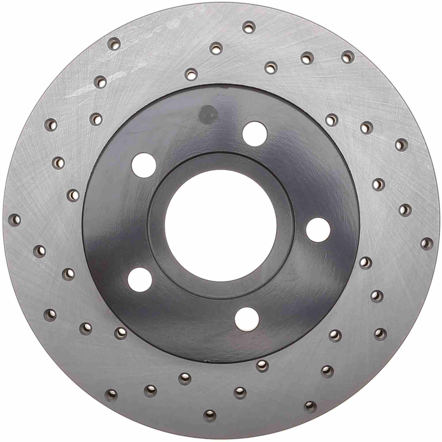 StopTech Sport Cross Drilled Brake Rotor; Front Right