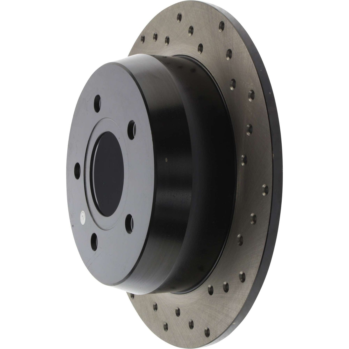 StopTech Sport Cryo Cross Drilled Brake Rotor; Rear Left