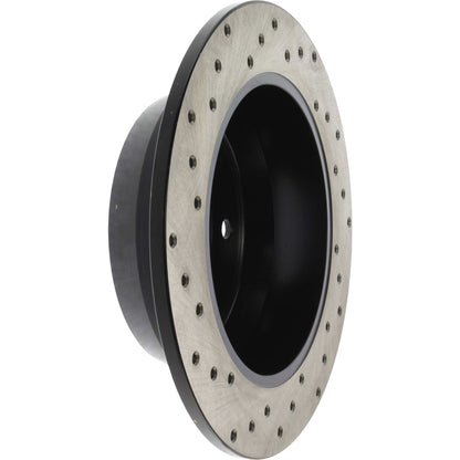 StopTech Sport Cryo Cross Drilled Brake Rotor; Rear Left