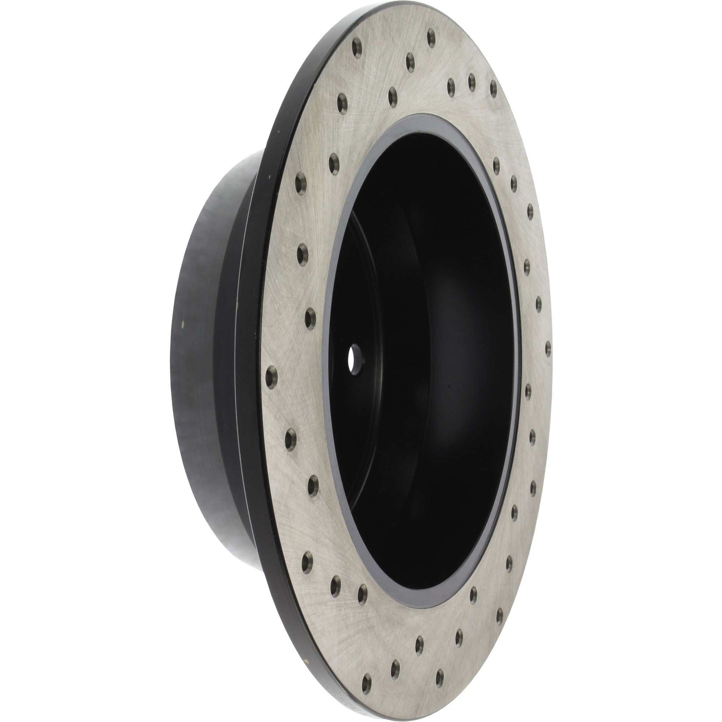 StopTech Sport Cross Drilled Brake Rotor; Rear Left