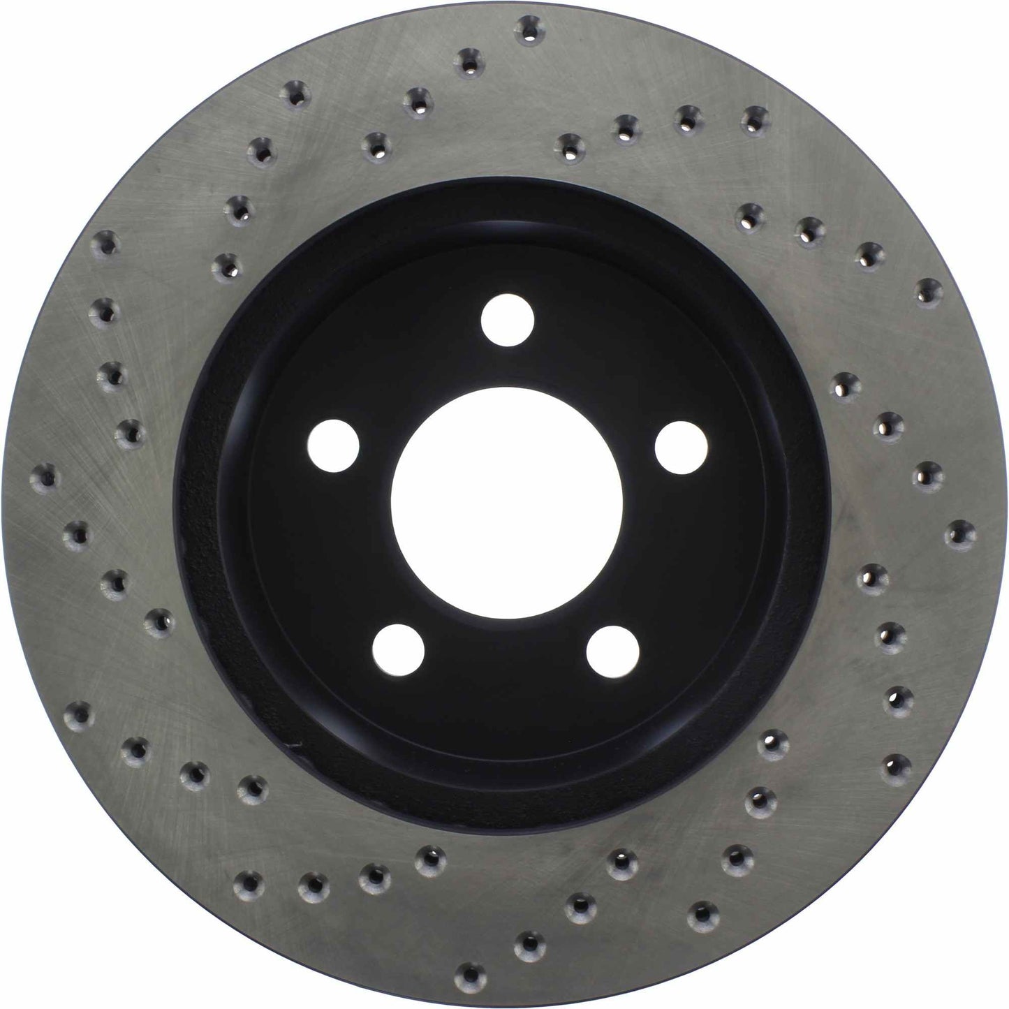 StopTech Sport Cross Drilled Brake Rotor; Front Left