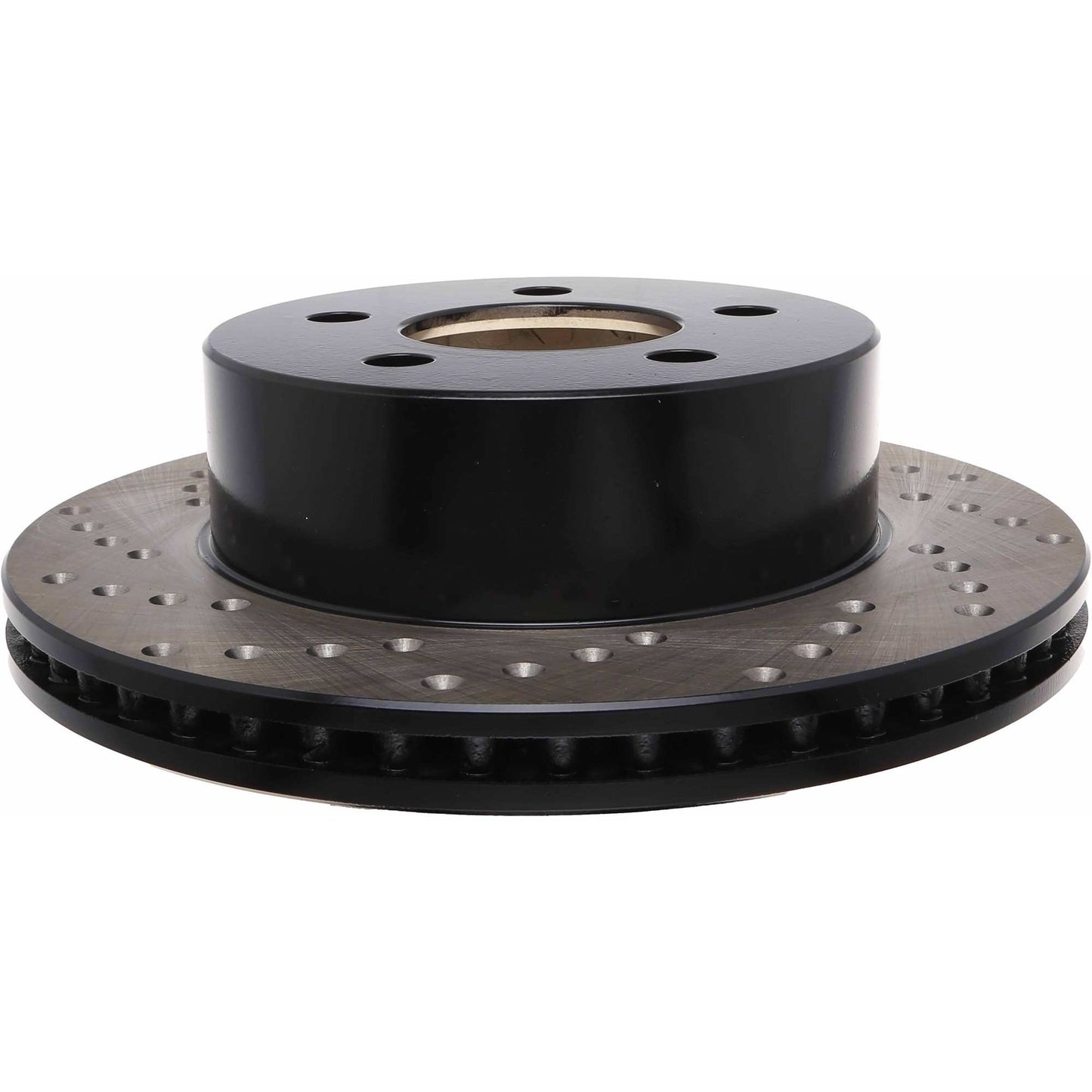 StopTech Sport Cross Drilled Brake Rotor; Front Right