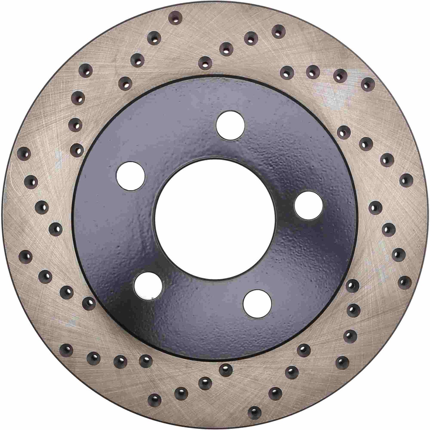 StopTech Sport Cross Drilled Brake Rotor; Front Right