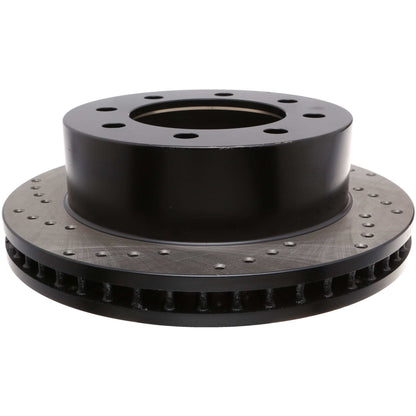 StopTech Sport Cryo Cross Drilled Brake Rotor; Front Right