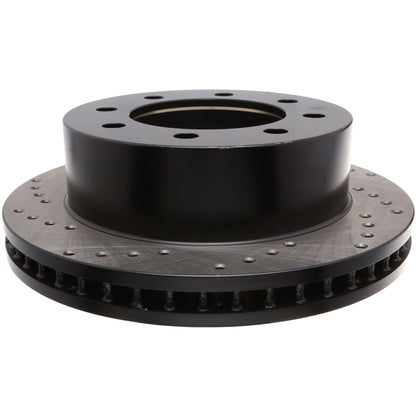 StopTech Sport Cryo Cross Drilled Brake Rotor; Front Right