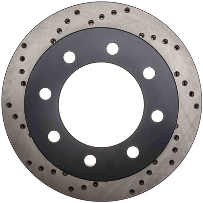 StopTech Sport Cryo Cross Drilled Brake Rotor; Front Right