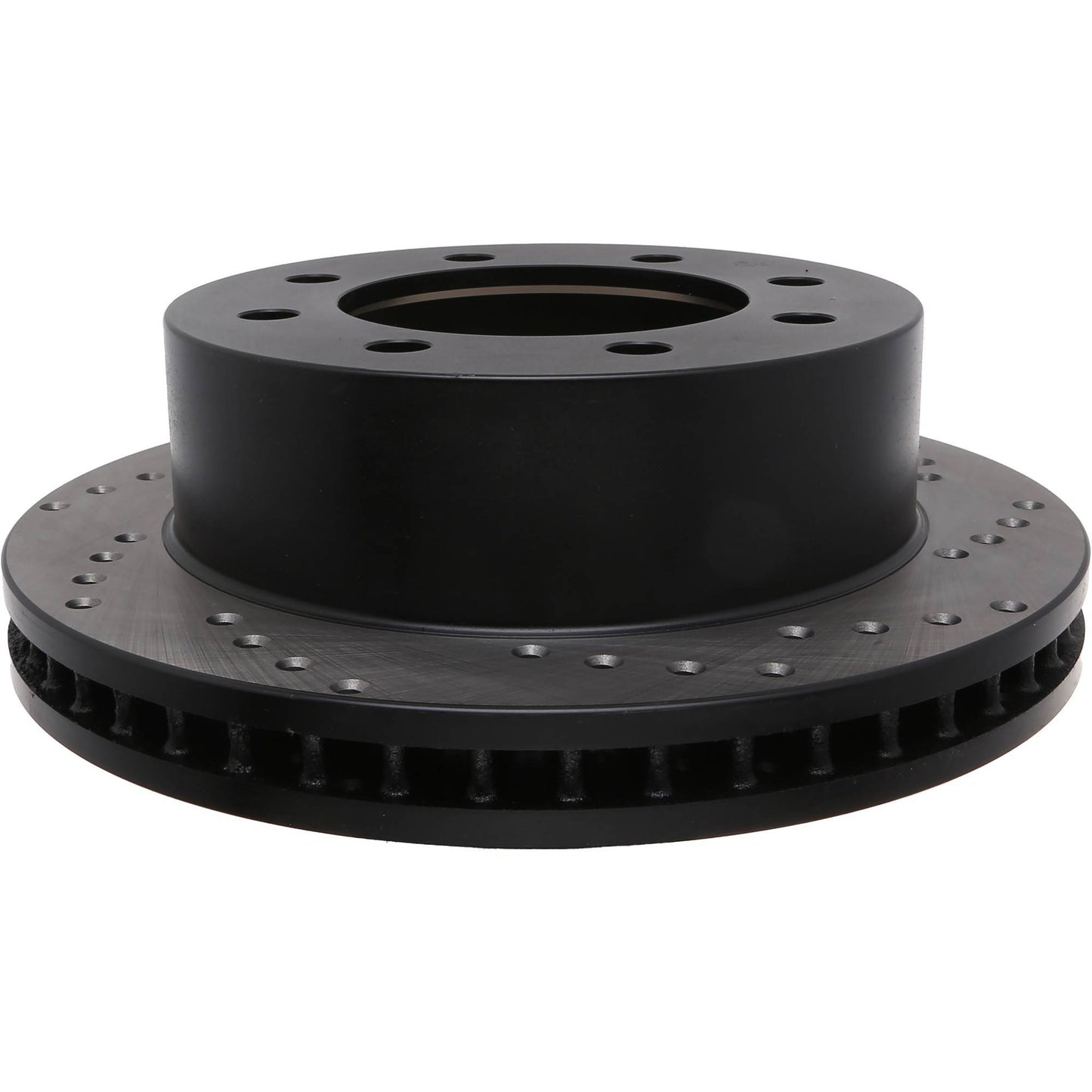 StopTech Sport Cross Drilled Brake Rotor; Front Left