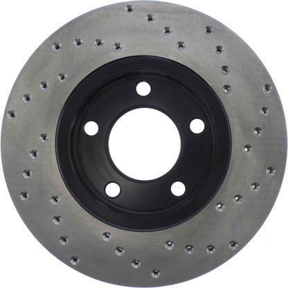 StopTech Sport Cryo Cross Drilled Brake Rotor; Front Right