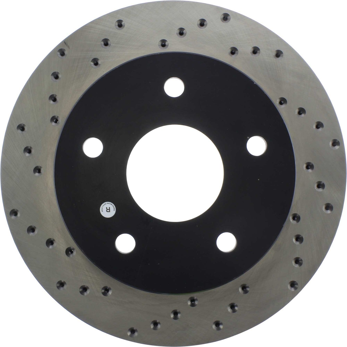 StopTech Sport Cross Drilled Brake Rotor; Front Right