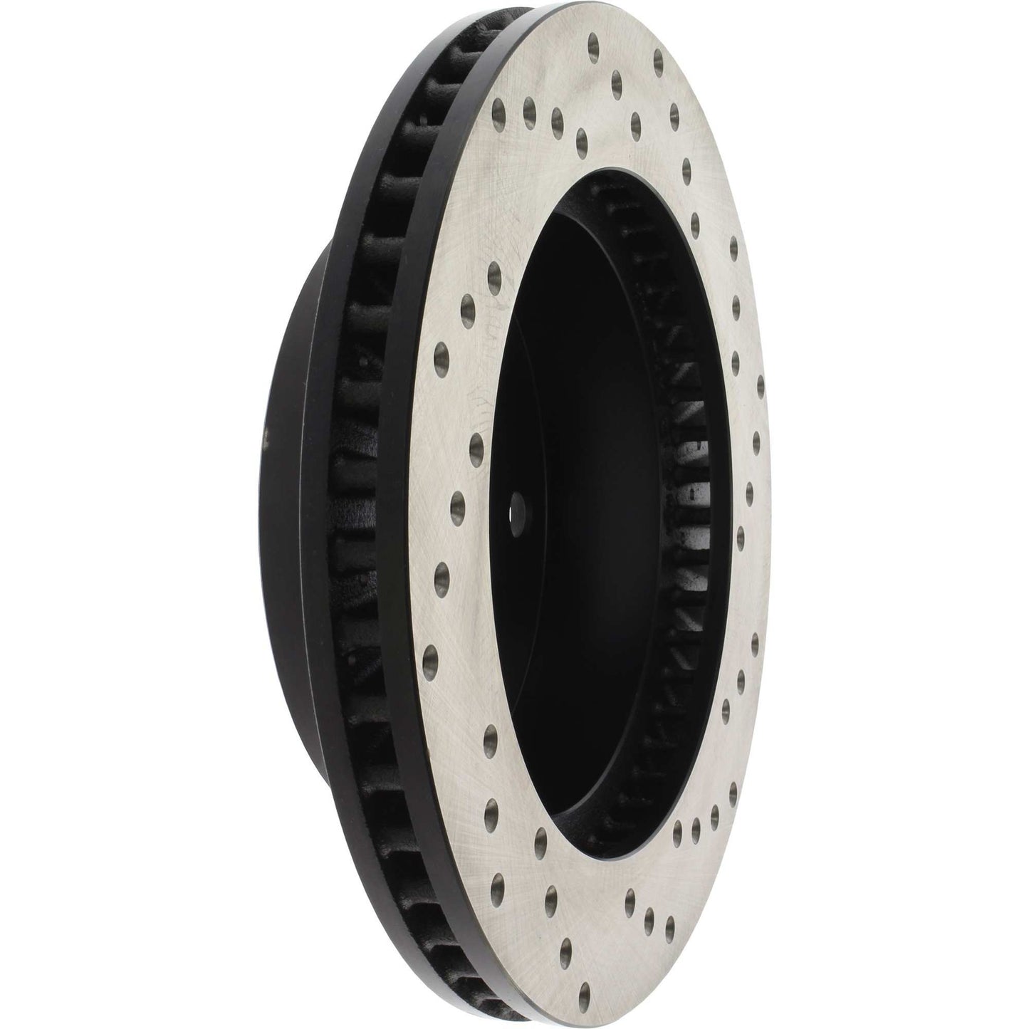 StopTech Sport Cross Drilled Brake Rotor; Front Right
